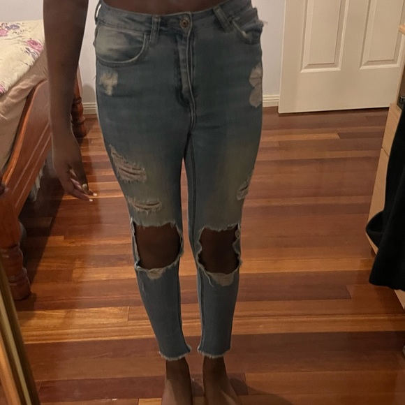 Jeans | Light Blue Ripped Jeans | Poshmark